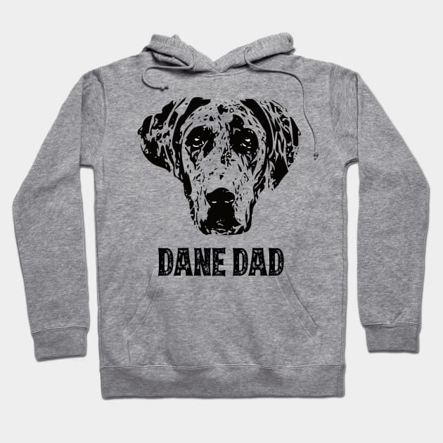 Dane Dad Great Dane Hoodie by DoggyStyles